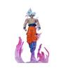 25 Cm Anime Dragon Ball Figure With Light, Ultra Instinct, Saiyan Son Goku, Pvc Sculpture, Decorative Doll, Collectible Model