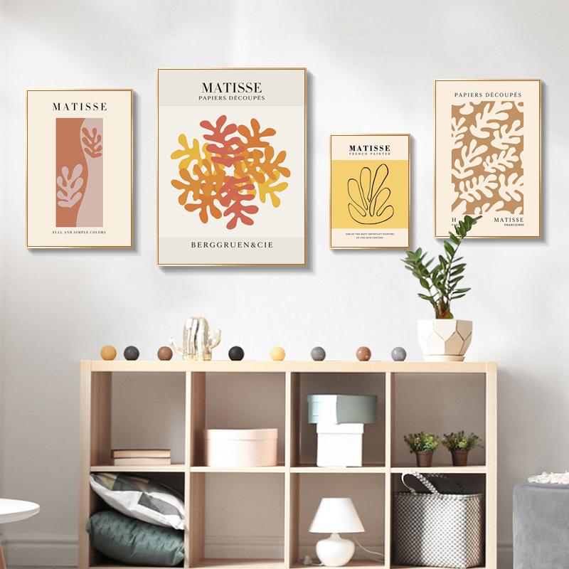 Henri Matisse Abstract Flower Canvas Posters Nordic Wall Art Decor Prints Home Decorative Picture for Interior Living Room Decor