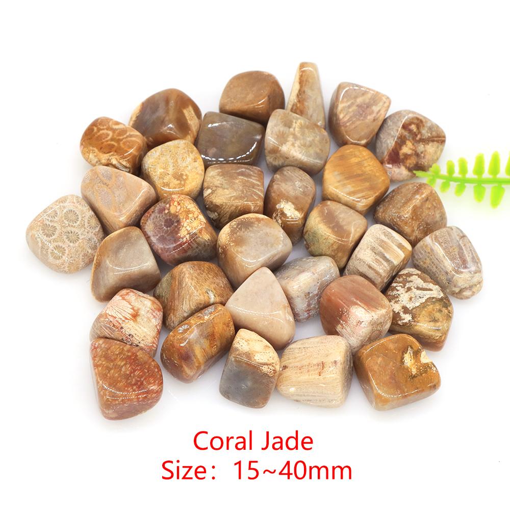 Natürliche Trommelsteine Gemischt Unregelmäßig Bunt Quarz Heilkristall Amethyst Mineral Gestein Exemplar Edelsteine Aquarium Dekoration