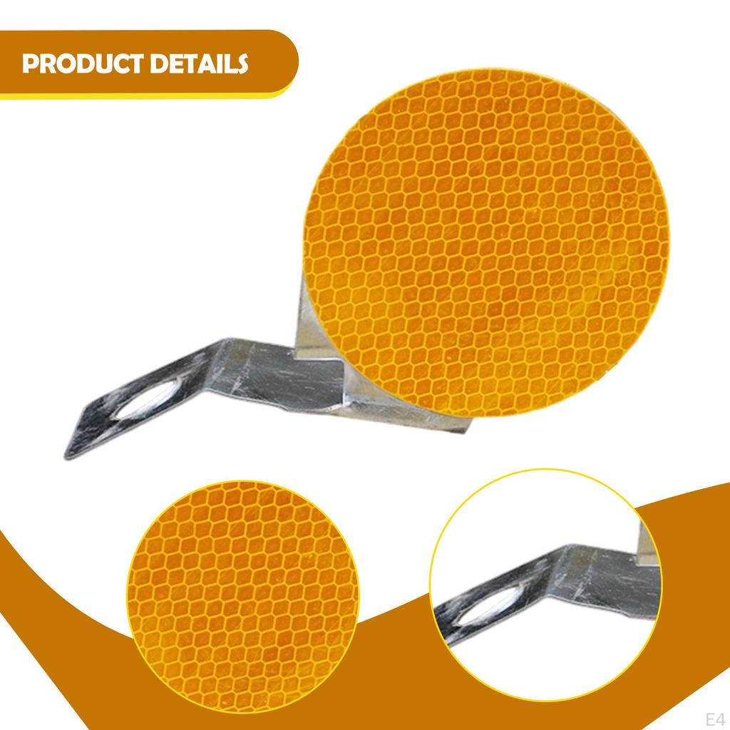 Zufahrtsmarkierung Frontreflektor Einfache Installation 10cm Pflasterschild Straße für Parkplatz