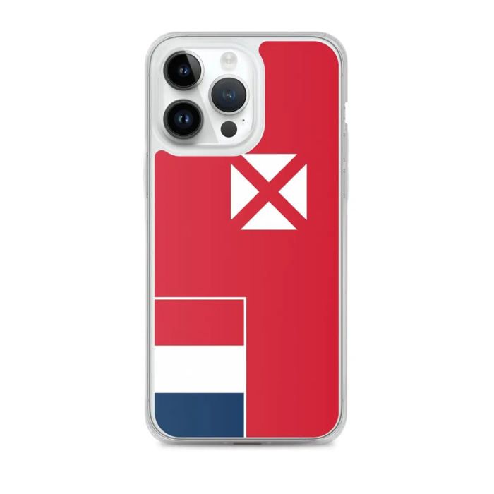 Coque iPhone - Wallis-et-Futuna - Drapeau - Souple - Multicolore - Kompatibilní iPhone 14 Pro Max