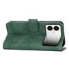 DIERFENG DF-03 For Samsung Galaxy S26 Edge Case Lines Imprint Wallet Leather Phone Cover with Wrist Strap