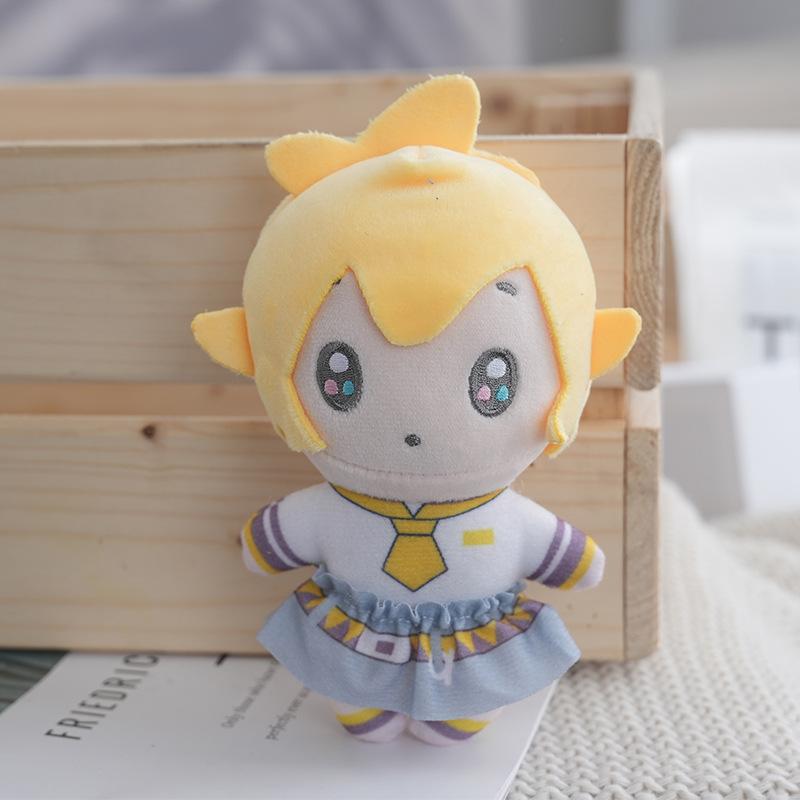 

Soft And Cuddly Hatsune Miku Keychain With Multiple Hair Colors For Bag Charm 15cm Yellow Hair