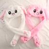 1Pc Glowing Cute Bunny Ears Hat Glowing Ear Moving Bunny Hat Plush Hat Toy