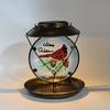 Solar Bird Feeder Decorative Night Light Bird Feeder Waterproof Solar Powered Garden Bird Feeder for Outside Yard Patio