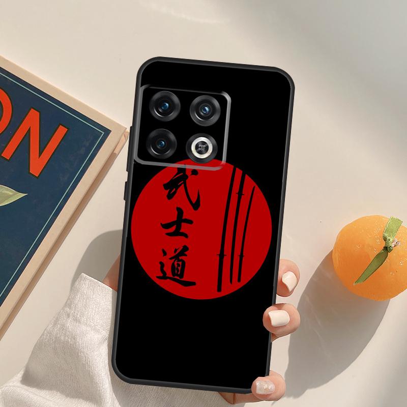 Japan Samurai Ninja Ronin Case For OnePlus 13R 12R 10R 13T 10T 11 12 13 15 OnePlus Nord 5 CE 2 3 4 Lite N20 N30 Cover
