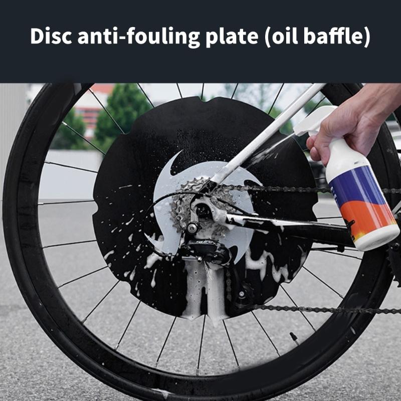 Elastics Bike Disc Mudguard Weatherproofed Bike Disc Brake Cover Easyly Mount for Commuters Cyclists