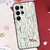 Winter Fox Foxes Case For Samsung Galaxy S26 Ultra S23 S22 S21 S20 S24 S25 Ultra S10 Plus S25 FE Cover Shell