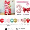 59pcs Strawberry Balloon Garland Set Suitable for Birthday Wedding  Anniversary Graduation Ceremony Indoor/outdoor Decorations