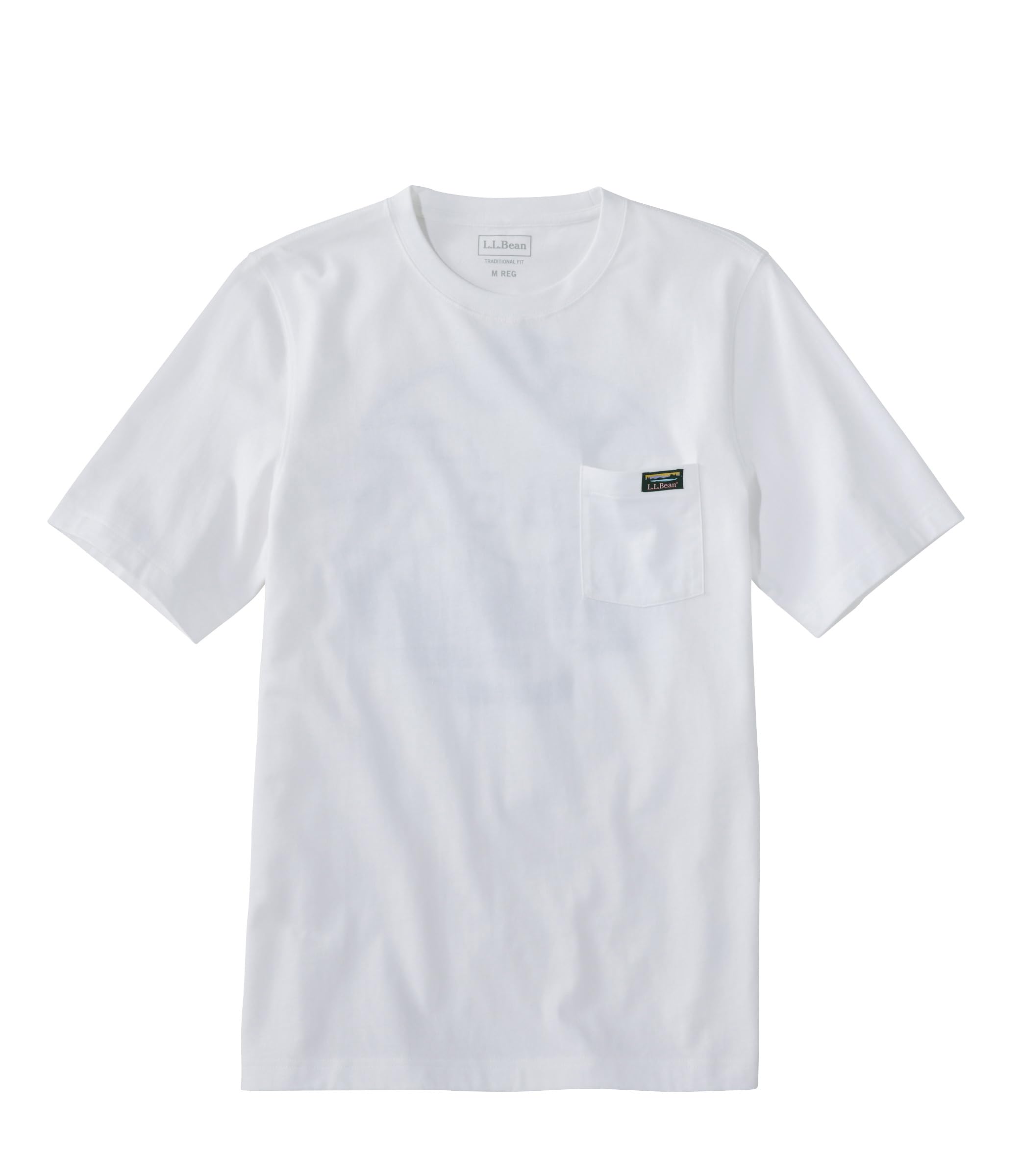 

LL Bean Carefree Unshrunkable Short Sleeve with Graphic Japan 1000276312 Men s Tee, Pocket, Print, Fit, XXL, White/Loon,