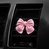 Bow-knot Car Air Vent Freshener Perfume Clip Woman Car Art Air Conditioning Clip Car Interior Decoration Accessories