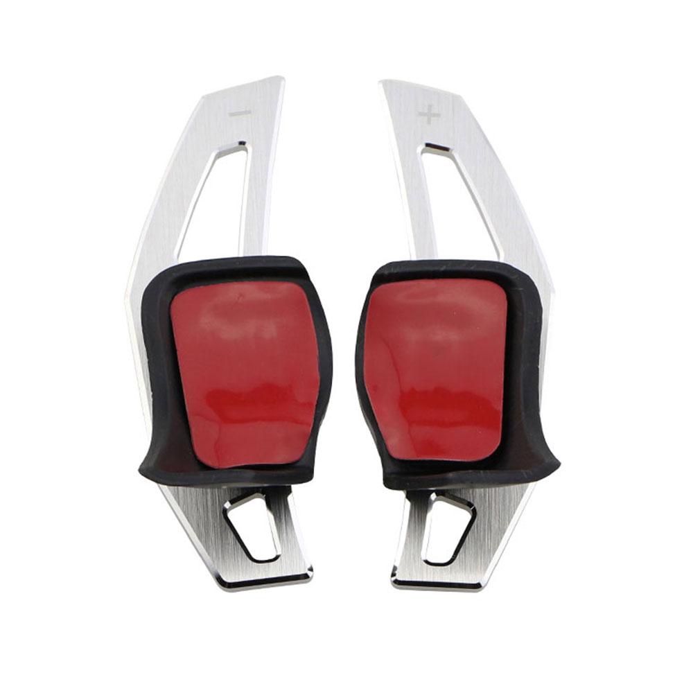 

Для Volkswagen VW Tiguan Golf 6 MK6 Jetta GTI R20 R36 CC Scirocco EOS Накладки-лепестки переключения передач на руль, стикеры серебряный