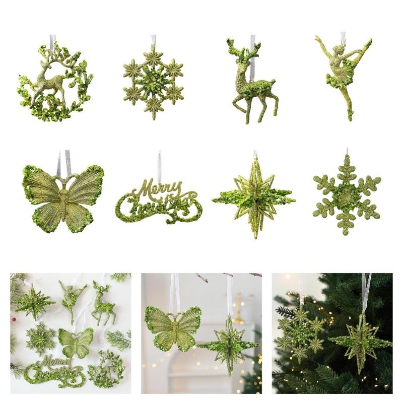 Shatterproof Snowflake Pendant Christmas Decoration Decorative Acrylic Hanging Ornament for Indoor Use