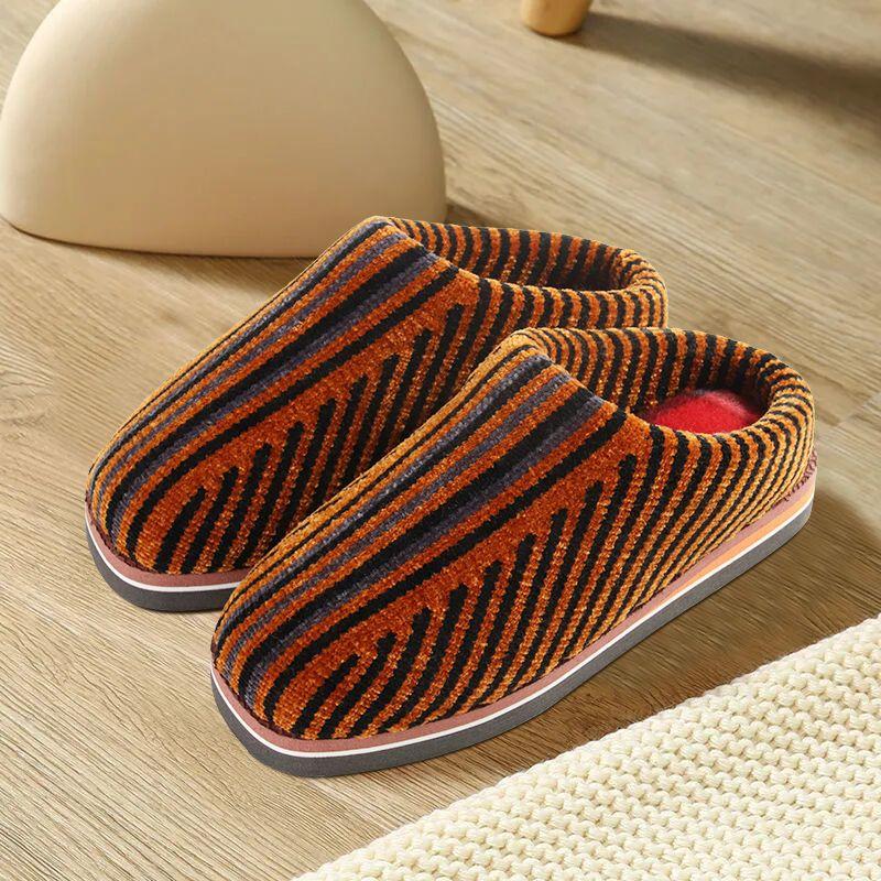 

Золотистые бархатные шерстяные тапочки из хлопка ручной работы женские тапочки 44-45