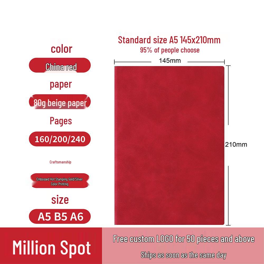 A5 Custom Logo Student Planner: Creative Thick Notebook & Diary Set