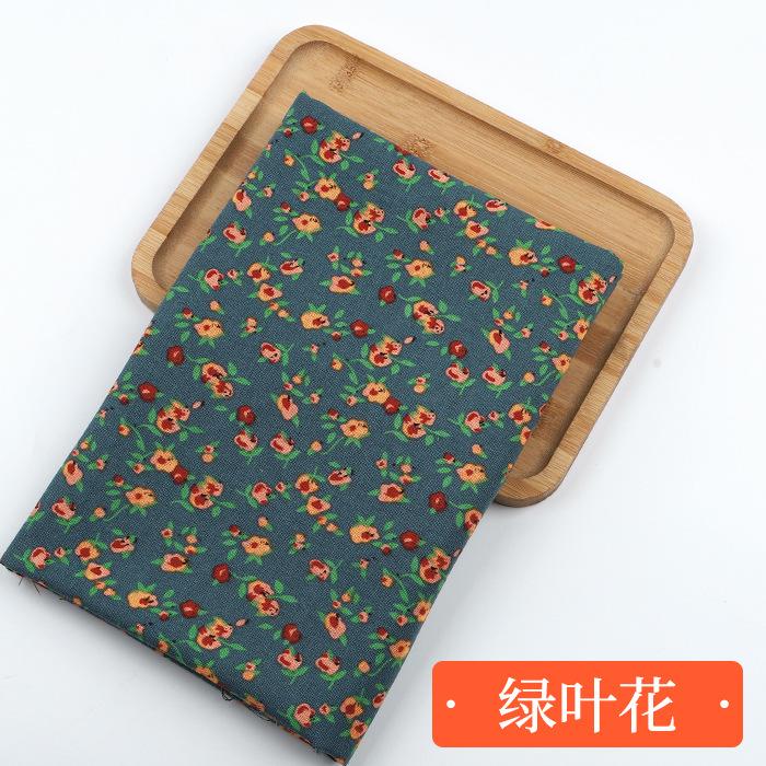 0.5m/1m/2m Vintage Ethnic Style Cotton Linen Printed Fabric for Tablecloths, Sofa Blankets Dresses Handmade DIY Clothing Fabrics