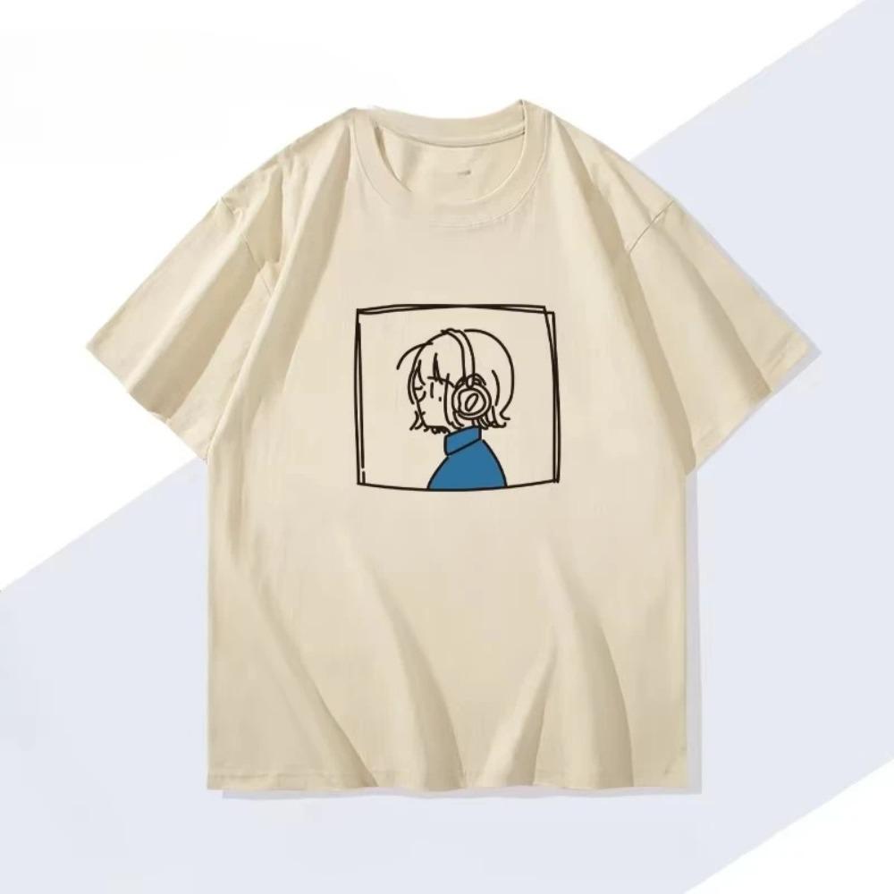 Bocchi the Rock! Kessoku Band Vertical Panel Anime Graphic T-Shirt, Unisex Oversized Casual Streetwear, Slice of Life Anime Fan Gift