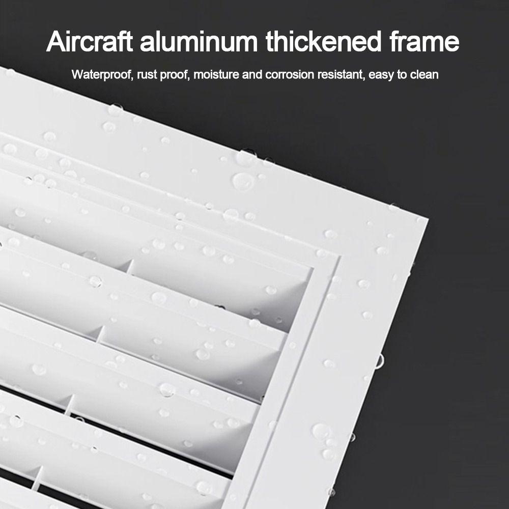 White Gable Vent Aluminum Alloy Return Air Grill New Gable Wall Shed Vent  Ceiling