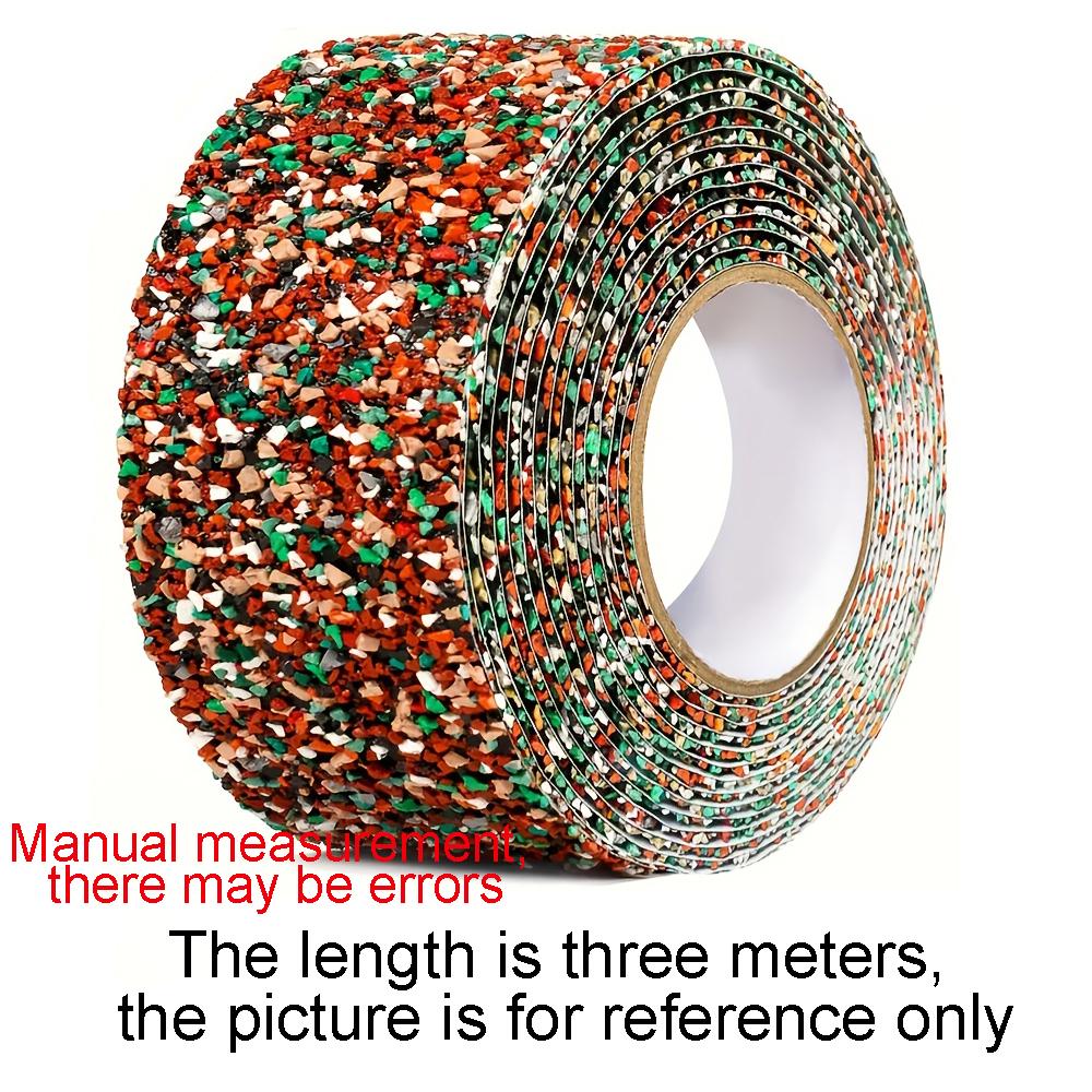 

1PC Red/Blue High Adhesion Anti-Slip Tape - Safe Traction & Temperature Resistant for Indoor/Outdoor Use (Swimming Pools, Boats