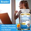 Bcuelov Lutein-Ester-Kapseln 120 mg hoher Gehalt mit Lutein-Zeaxanthin zur Linderung von Augenermüdung, Erhaltung der Makulagesundheit und klarer Sicht