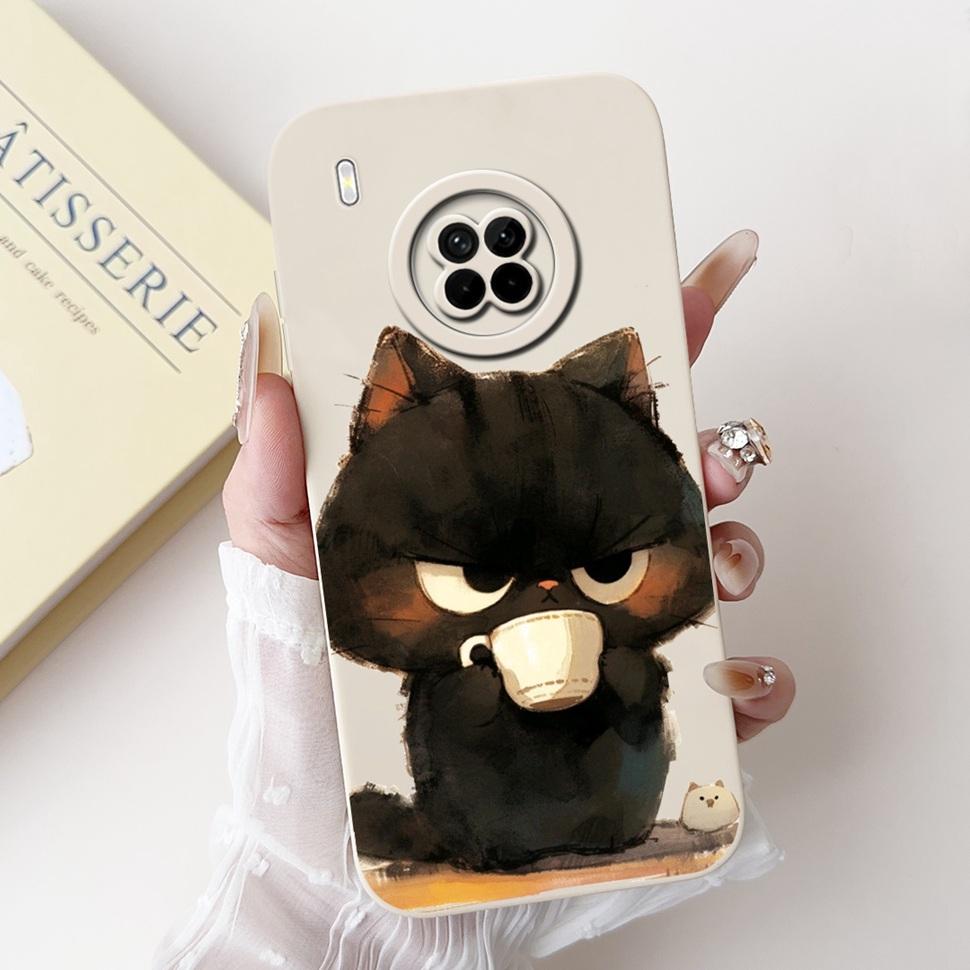 For Huawei Y9a Case FRL-23 FRL-L22 Fashion Painted Cover Soft Silicone TPU Phone Case For Huawei Y 9a Y9a Back Cover