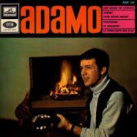 7inch Record ADAMO Une Meche De Cheveux EGR173 LA VOIX DE SON 1966 Belgium Pop Used