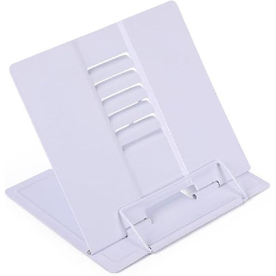Citmage Desk Book Stand Document Holder Heavy Duty Metal Reading Stand with Book Magazine Menu iPad Music Score Speech Draft with 5 Adjustable