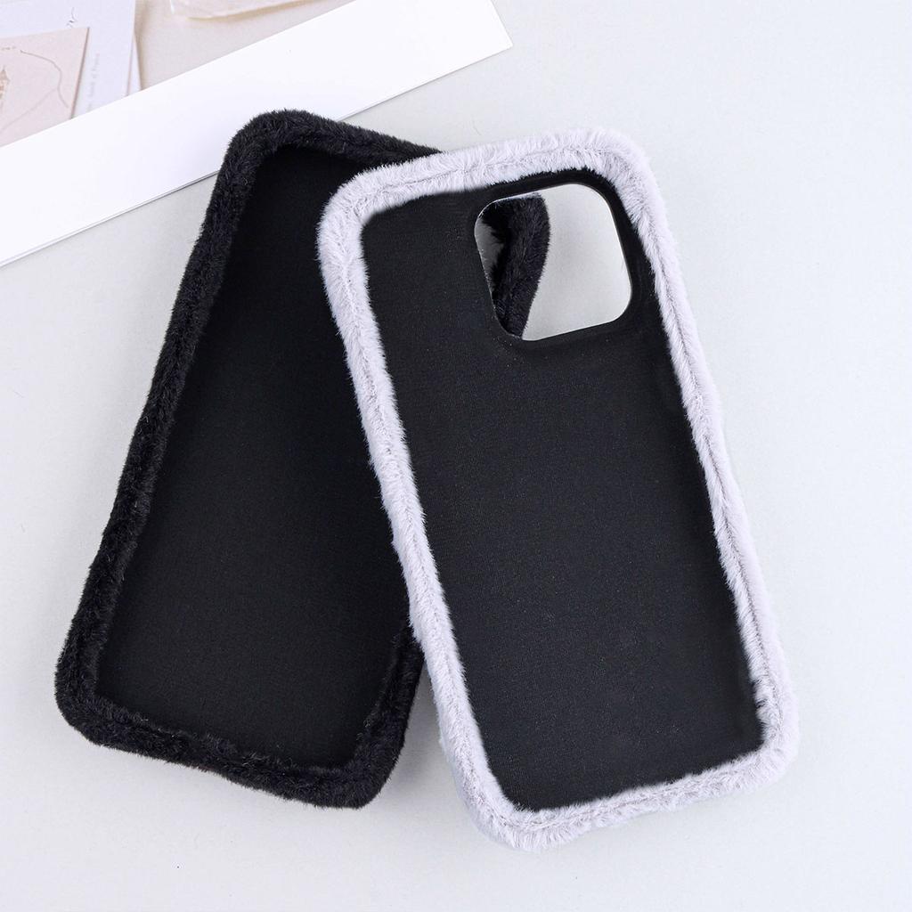 Fashionable jade fox velvet Suitable for iphone11.12.13.14.15.16Pro Max simple and generous single case Protective Cover