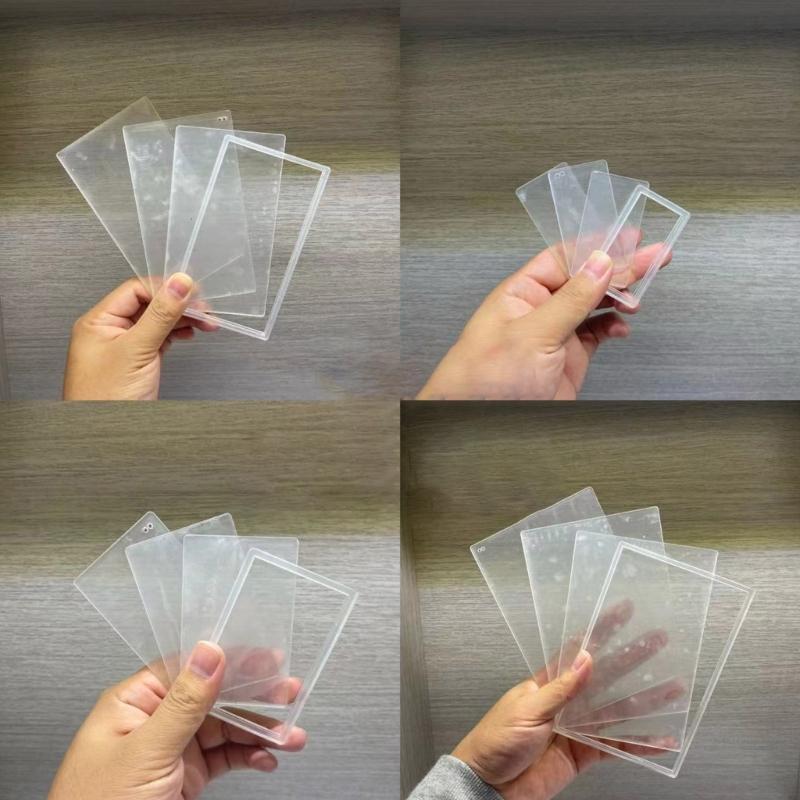4 Pieces Acrylic Quicksand Plates Quicksand Empty Plates DIY Shake Empty Plate Acrylic Material for DIY Quicksand Crafts