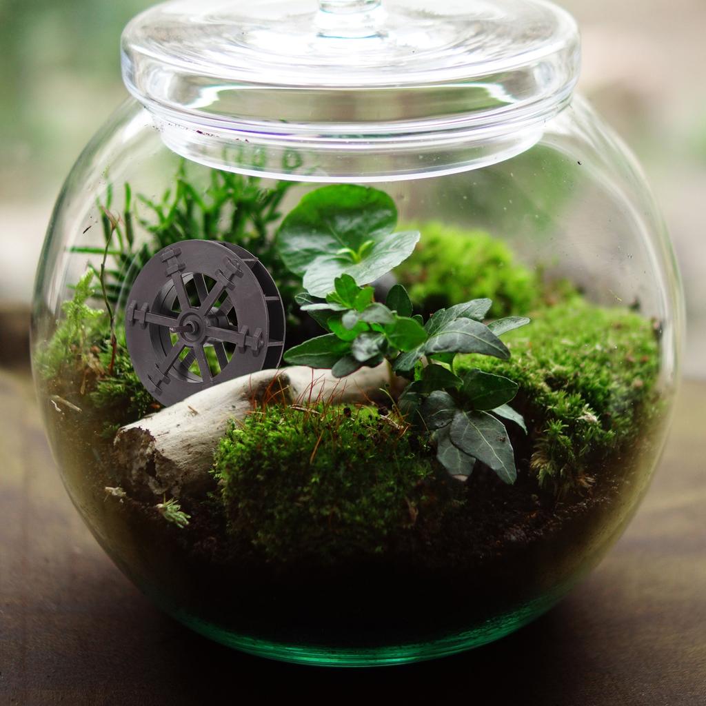 2 stk Fontene Feng Shui Hjul Foss Bordplate Simuleringsmodell DIY Dekor Høytrykksspyler Hjul Innendørs Roterende