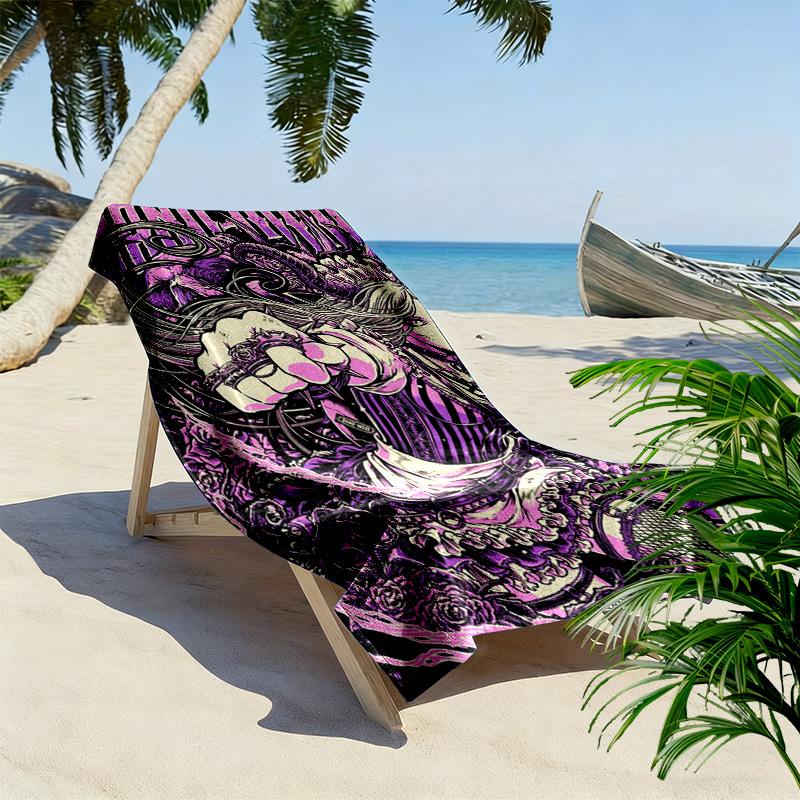 Glamorous anime band maid 2D Flat Print Beach Towel, Large Soft Quick Dry Towel for Beach Camping SwimmingXSTJ0915354