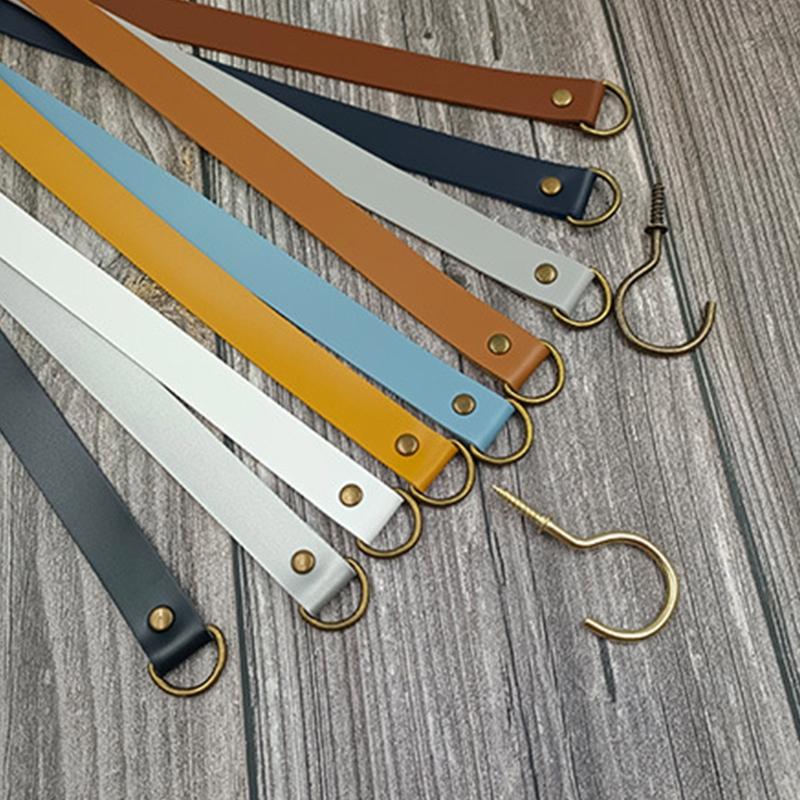 2 Piezas Abrazaderas de Cortina de Cuero Hebilla de Cortina de Cuero Creatividad Soportes de Cortina Clásico Europeo Retro Abrazaderas de Cortina