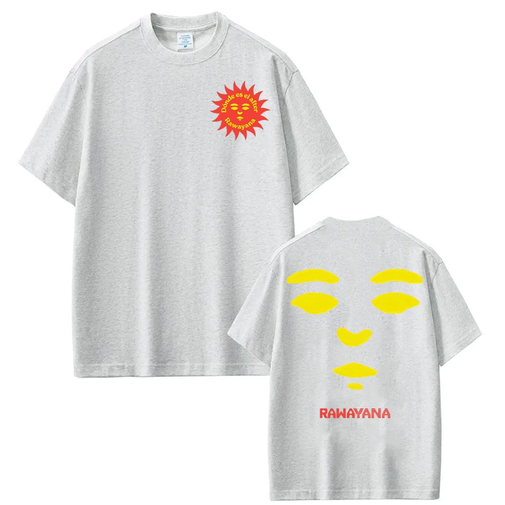 Band Rawayana Donde Es El After Album Print T Shirt Unisexs Clothing Fashion Punk Hip Hop Tshirts Casual Cotton Oversized Tshirt