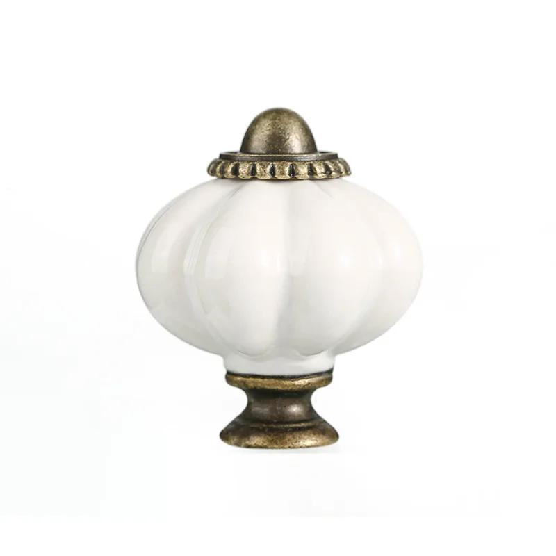 4/8pcs Ceramics Vintage Drawer Knob Handle Cabinet Cupboard Door Pull Furniture Hardware Handle pulls Drawer Knob