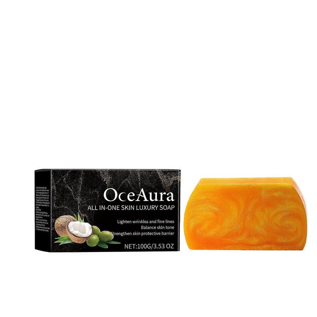Limited time!!Oceaura Essential Oil Skincare Soap - Gentle Cleansing And Moisturizing, Full-Body Refreshing Bath Care Soap