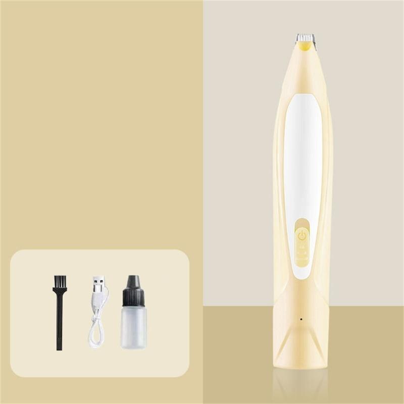 Cat Grooming Shaver with Light Low Noise USB Rechargeable Shaver Pet Hair Trimmers Set Suitable for Dogs Cats Long Hair