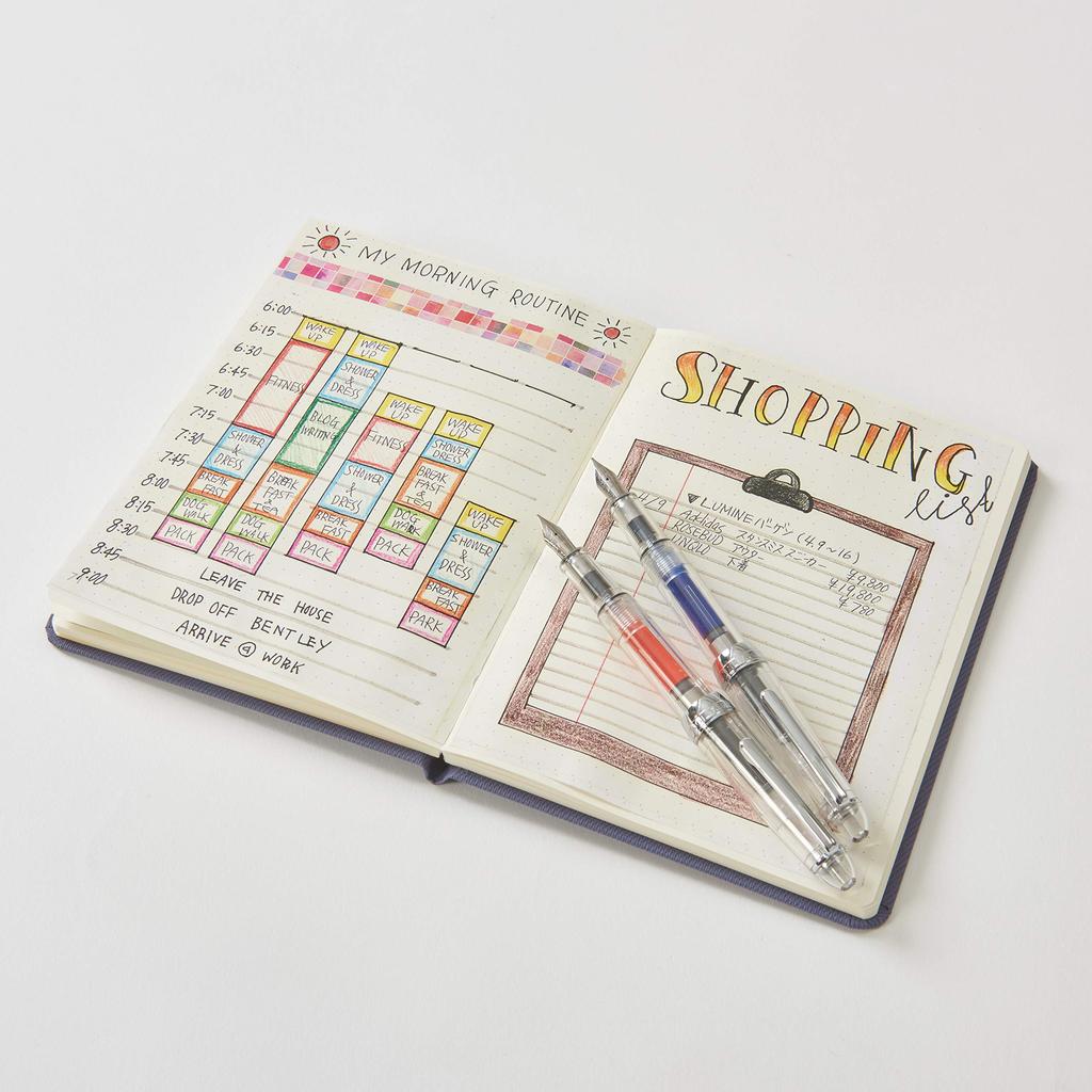 Fonte Fine Nib Fountain Clear 641065 Hmmm!? Pen, Blue,