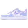 Air Force 1 Low Top Skateboard Shoes Women's Purple White DD8959-100(Team74-)
