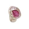 New enamel color hollow ring elastic zinc alloy ring women's simple geometric oval diamond ring