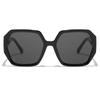 Classic slim large frame polygonal sunglasses women street shot concave shape sunscreen sunglasses