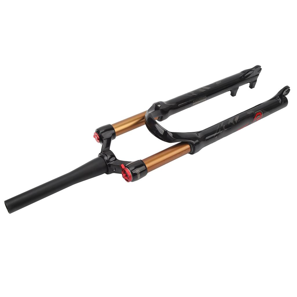 Garfo de Suspensão a Ar para Bicicleta 29pol Garfo Dianteiro para Mountain Bike Garfo Dianteiro com Amortecedor para Bicicleta Tubo Cônico Trava Manual
