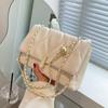 Bag Women's 2026 New Versatile Fashion Small Square Bag Feel Casual Chain One Shoulder Crossbody Bag