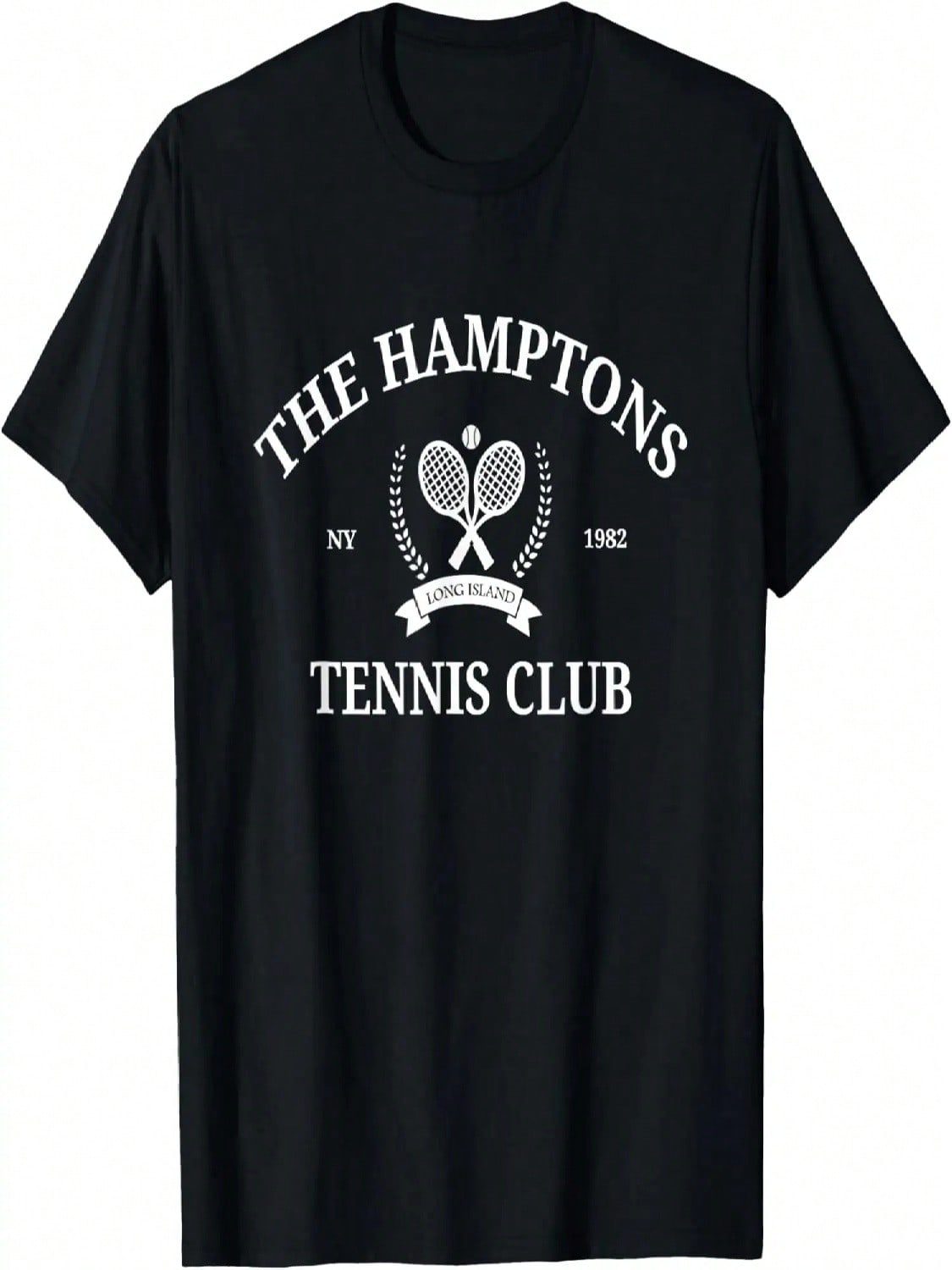 The Hamptons Tennis Club Vintage Style Aesthetic Crewneck T-Shirt S разноцветный