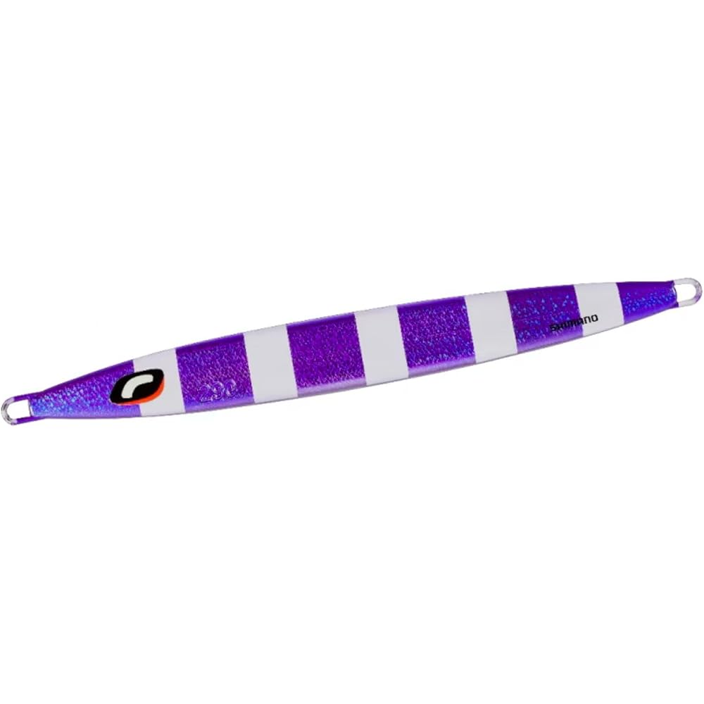Shimano Ocea Long Weaver 290g JV-L29U Purple Silver Zebra Glow Offshore Jig