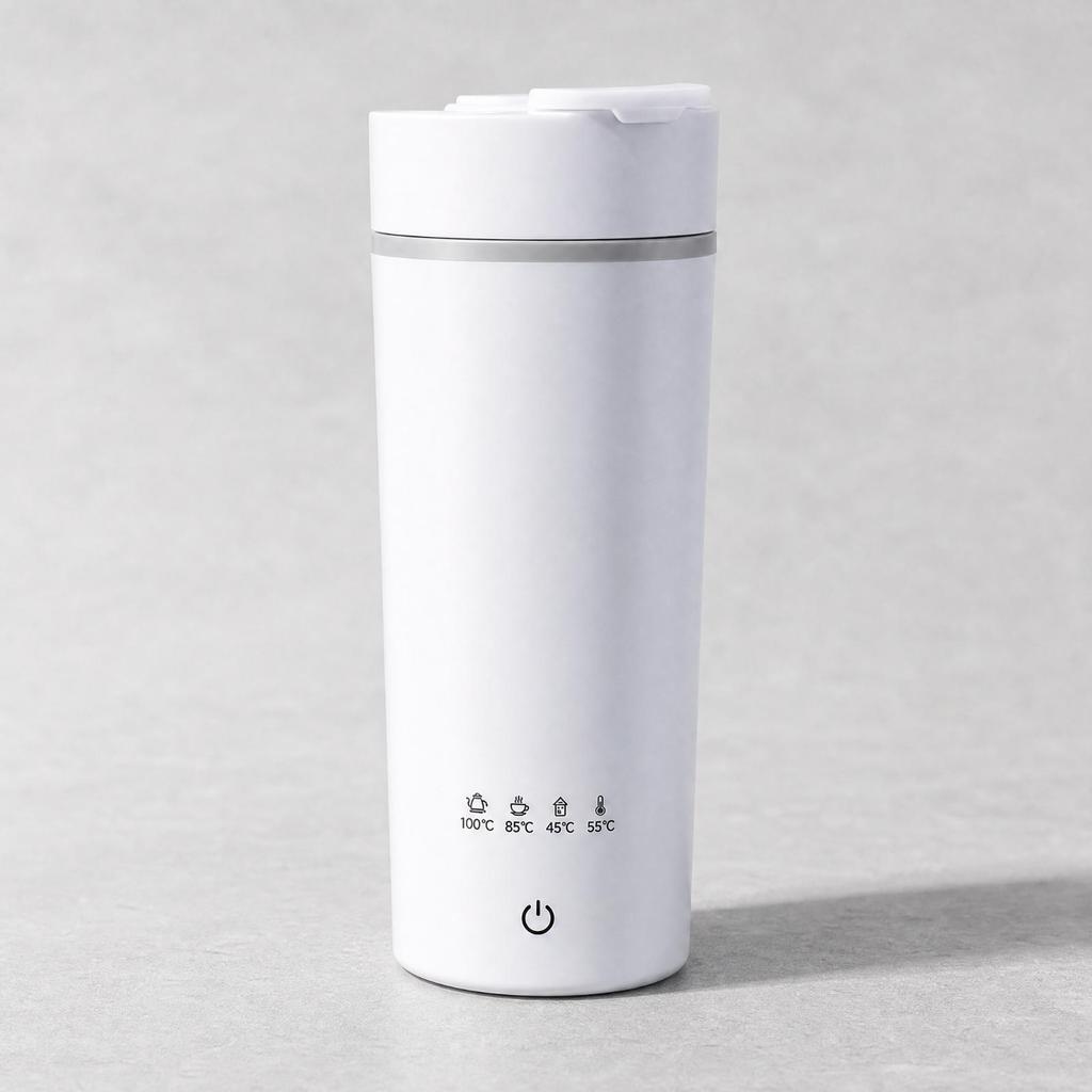Portable Electric Heating Cup Auto Shutoff with Stainless Steel Liner Compact