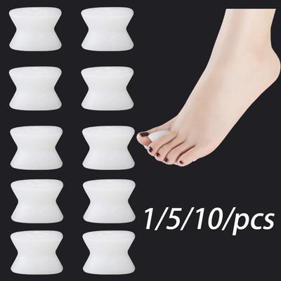 1/5/10 Stück Silikon-Zehentrenner Hallux Valgus Corrector Hühnerauge Daumenschutz Fußpflege Werkzeug Für Pediküre Und Fußkorrektur