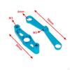 for TT02 1:10 Scale monster Truck Car Hobby Model DIY Modification Accessories Blue