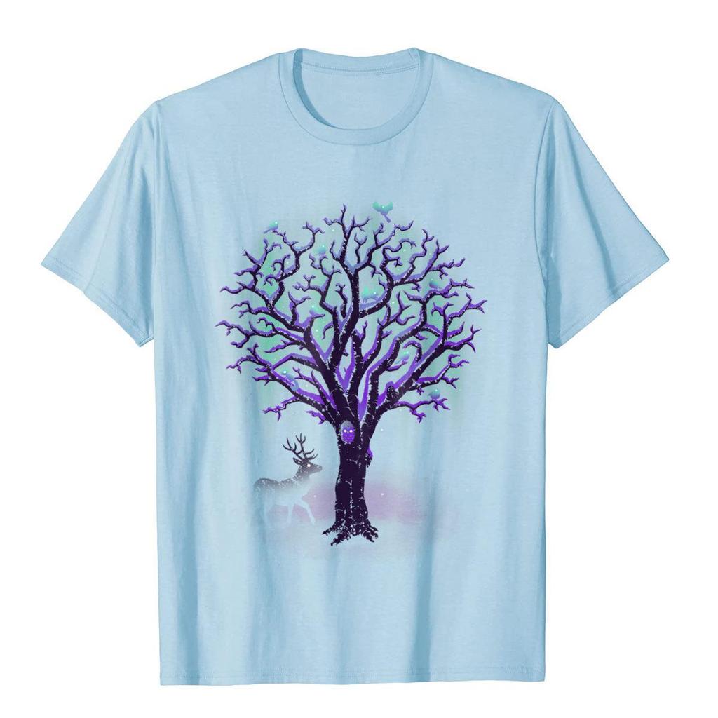 Shirt.Woot Under Northern Lights T-Shirt 3D Style Top T-Shirts Funny Tops & Tees Cotton Men Printed On