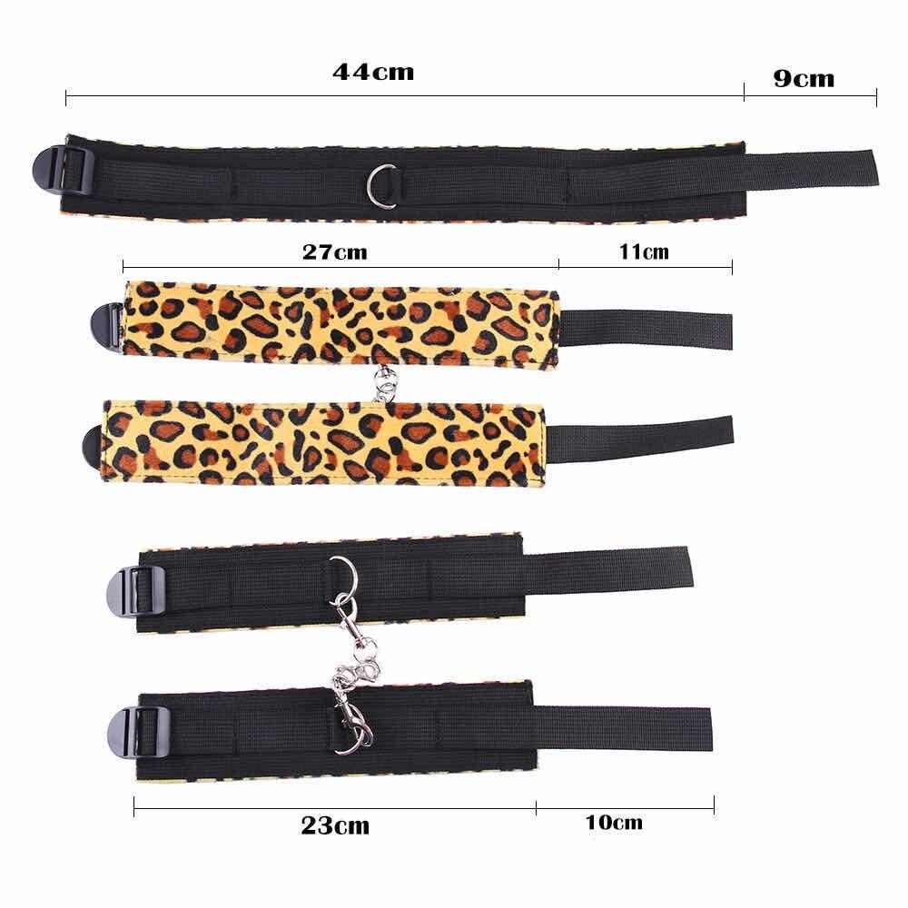 Sexy Mask Fox Tail Metal Anal Plug BDSM Sex Bondage Adult Sex Toys for Women Nylon Plush Sex Handcuffs Whip