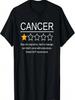 Funny Cancer Awareness One Star Rating Esophageal Ovarian T-Shirt